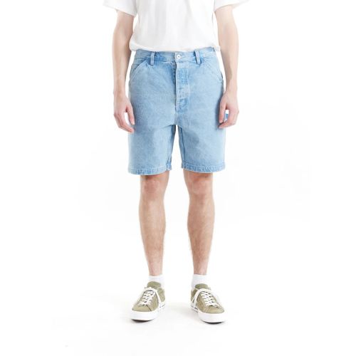 Deus Ex Machina Men's Beige Light Stone Big Fella Denim Short