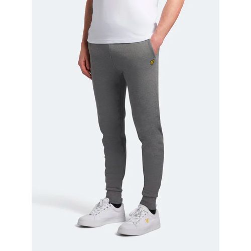 Lyle And Scott Men's Grey Mid Marl Skinny Jogging Pant