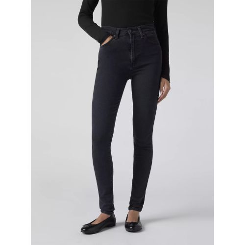 Levis Women's Black Levi's Change Of Plans Retro High Skinny Jean