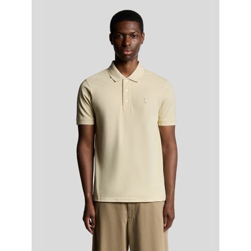 Lyle And Scott Men's Orange Pale Brass Superfine Polo Shirt