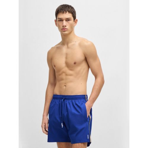Boss Men's Blue Iconic Swim Short Medium