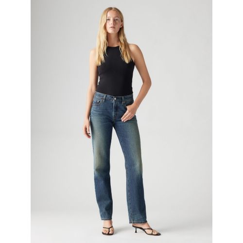 Levis Women's Blue Levi's Bless The Rain Ltw 501 '90S Lightweight Jean