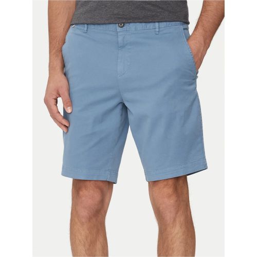 Boss Mens Light Pastel Blue Slim Fit Slice Short - Blue