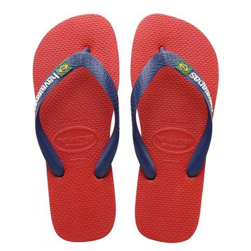 Havaianas Unisex Kids Red Kids Logo Flip Flop