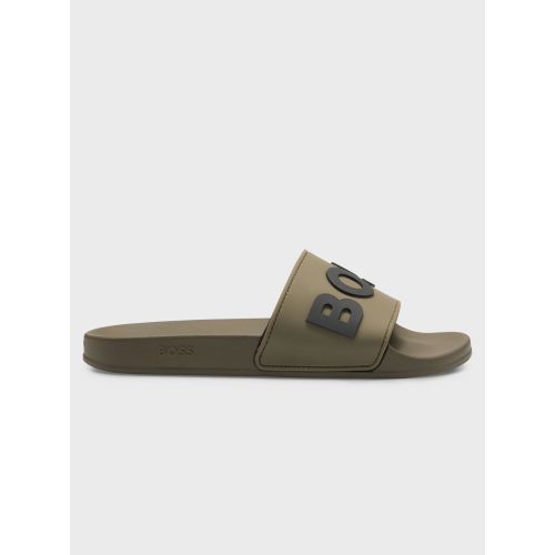Boss Unisex Kids Green Kids Open Kirk Slide