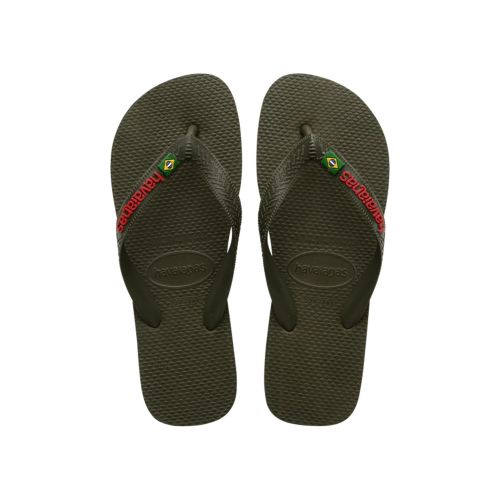 Havaianas Unisex Green Logo Flip Flop