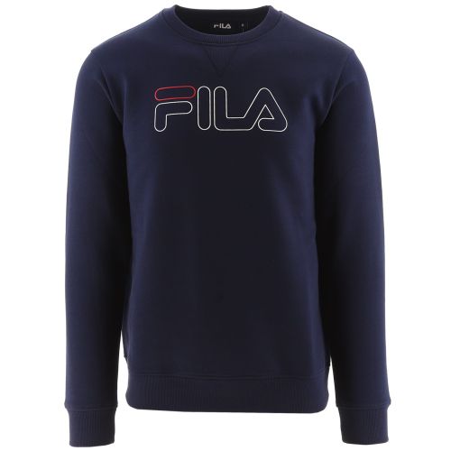 Fila Men's Navy Jude Graphic Logo Sweatshirt