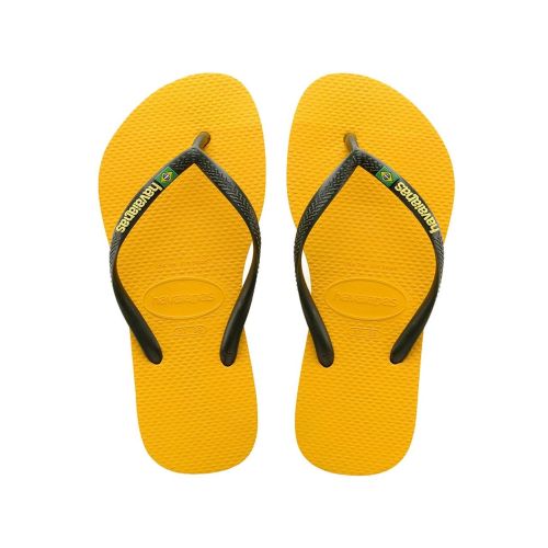 Havaianas Unisex Kids Yellow Kids Banana Logo Slim Flip Flop