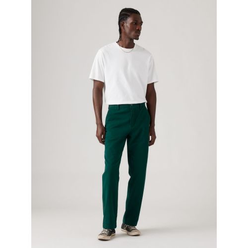 Levis Men's Green Levi's Ponderosa Pine Soft Authentic Chino