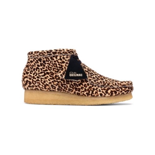 Clarks Originals Women's Multi Leopard Print Wallabee Boot