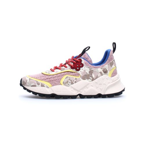 Flower Mountain Women's Beige Pink Kotetsu Trainer