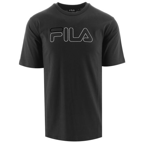 Fila Men's Grey Charcoal Marl Harrison T-Shirt Large