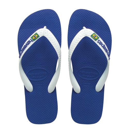 Havaianas Unisex Marine Blue Logo Flip Flop