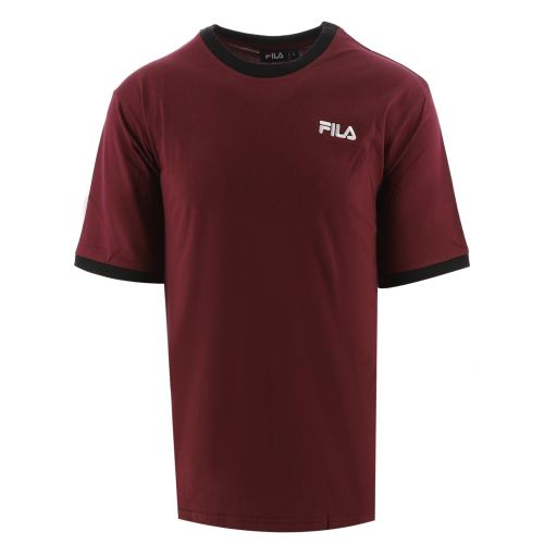 Fila Men's Red Tawny Port Aster T-Shirt