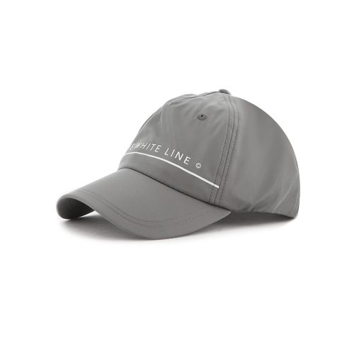 Fine White Line Men's Grey Continuum Cap