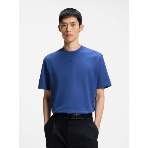 Hugo Men's Blue Dapolino Relaxed T-Shirt Medium