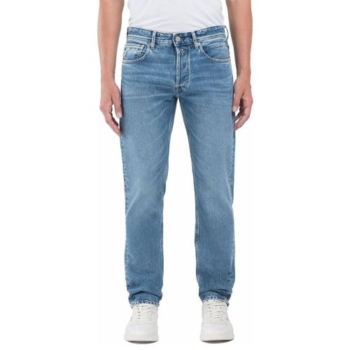 Replay Men's Grover Straight Leg Jeans - 0C2 Light Blue - 36W R - Image 9