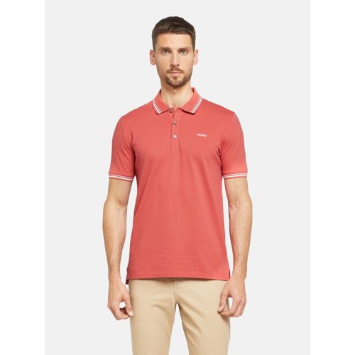 Hugo Men's Red Light Pastel Dinoso Polo Shirt