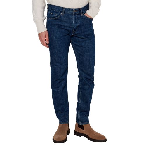 Boss Men's Blue Bright H-Taber Slim Jean