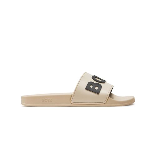 Boss Unisex Kids White Kids Open Kirk Slide
