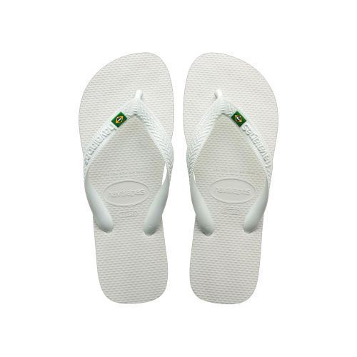 Havaianas Men's White Brasil Slide