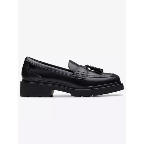 Clarks Women's Black Lauryl Tassel Loafer