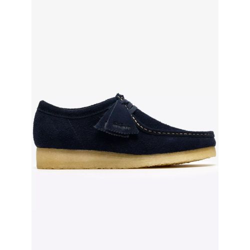 Clarks Originals Mens Navy Wallabee Shoe - Navy
