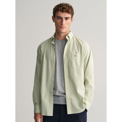 Gant Men's Green Milky Matcha Classic Poplin Shirt