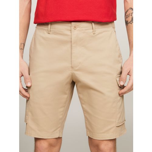 Tommy Hilfiger Men's Beige Batique Khaki Harlem 1985 Cargo Short Size 47