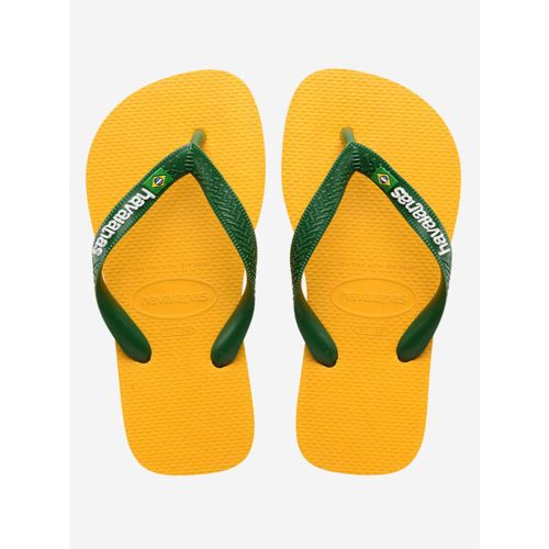 Havaianas Unisex Kids Yellow Kids Banana Logo Flip Flop