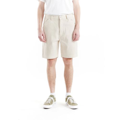 Deus Ex Machina Men's Beige Natural Big Fella Denim Short