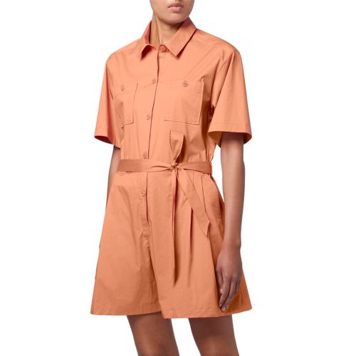 Paul Smith Women's Orange Button-Up Playsuit