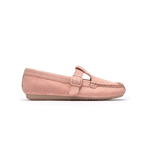 Clarks Womens Light Pink Freckle TBar Shoe - Pink