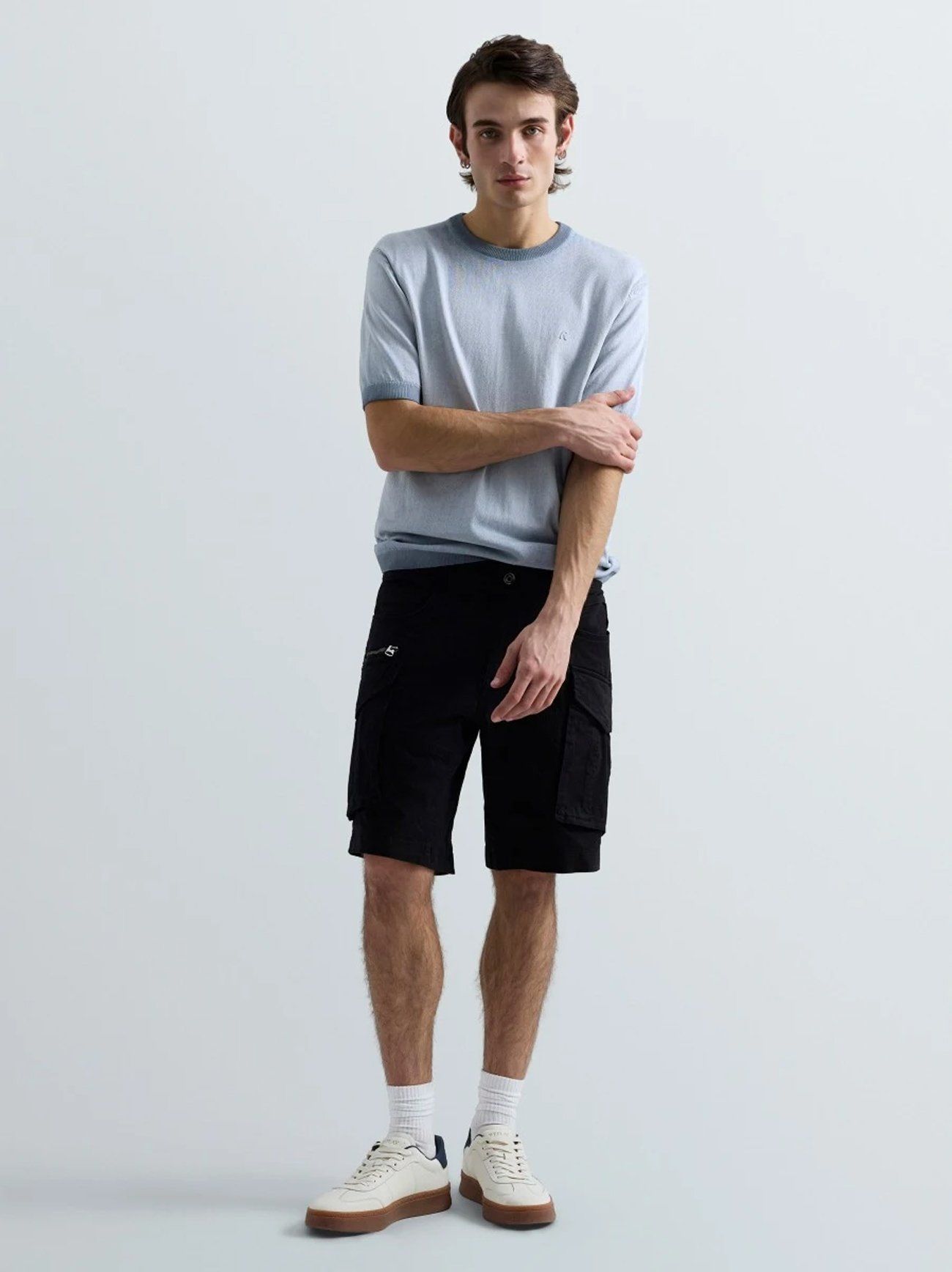 Replay Mens Black Joe Short | Designerwear