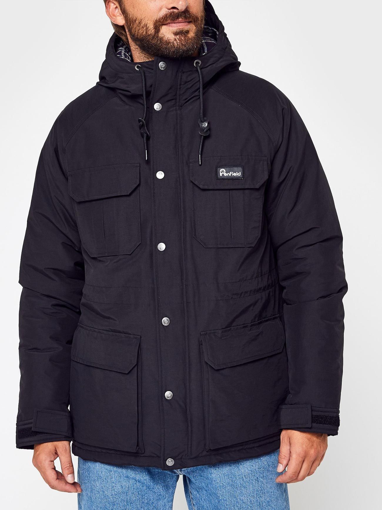 Penfield Mens Black Kasson Jacket | Designerwear
