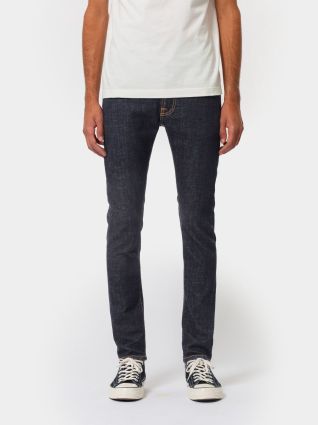 Nudie Jeans Mens Everblack Tight Terry Jean | Designerwear
