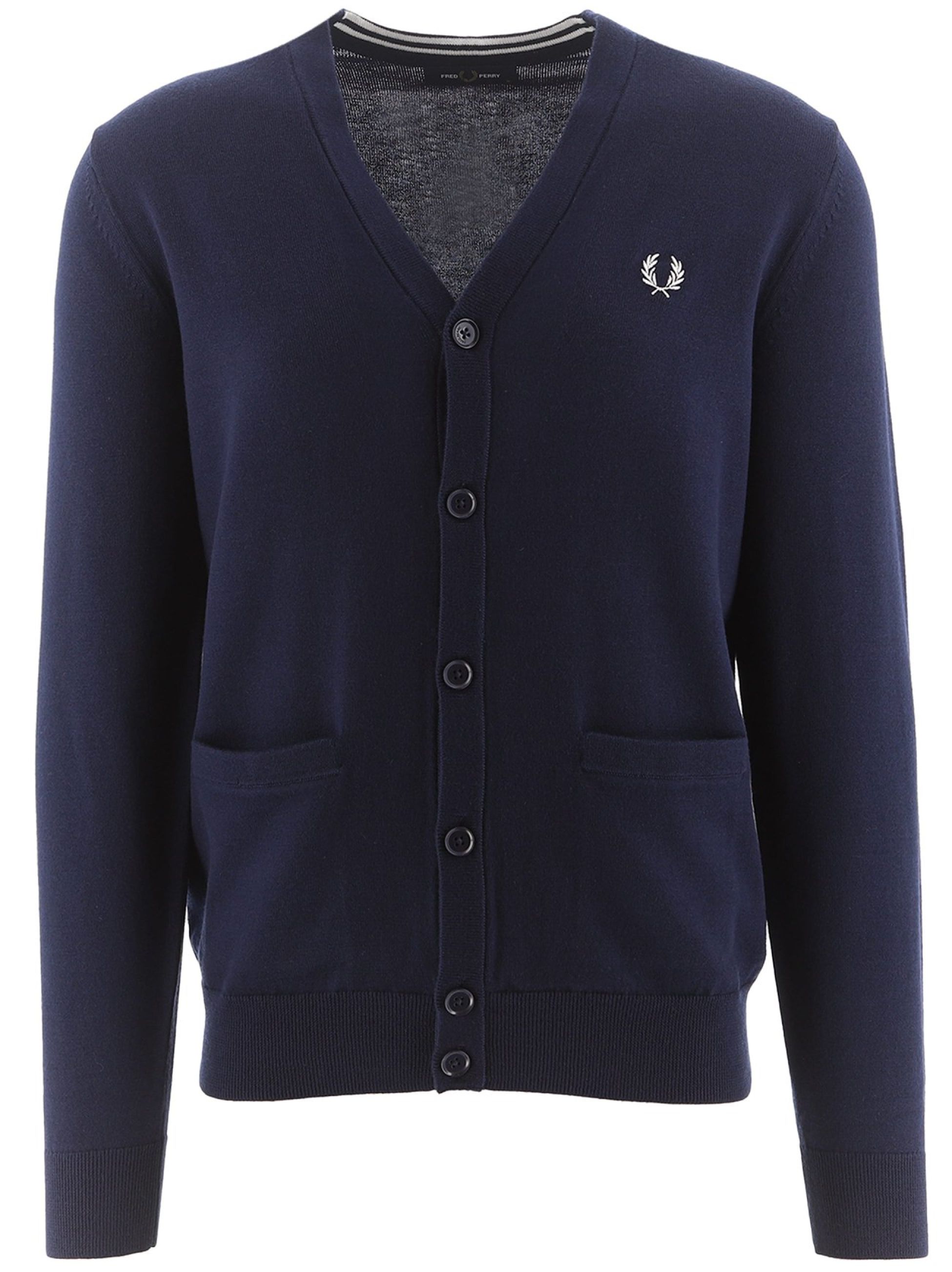 Fred Perry Navy Classic Cardigan | Designerwear | Signup for an