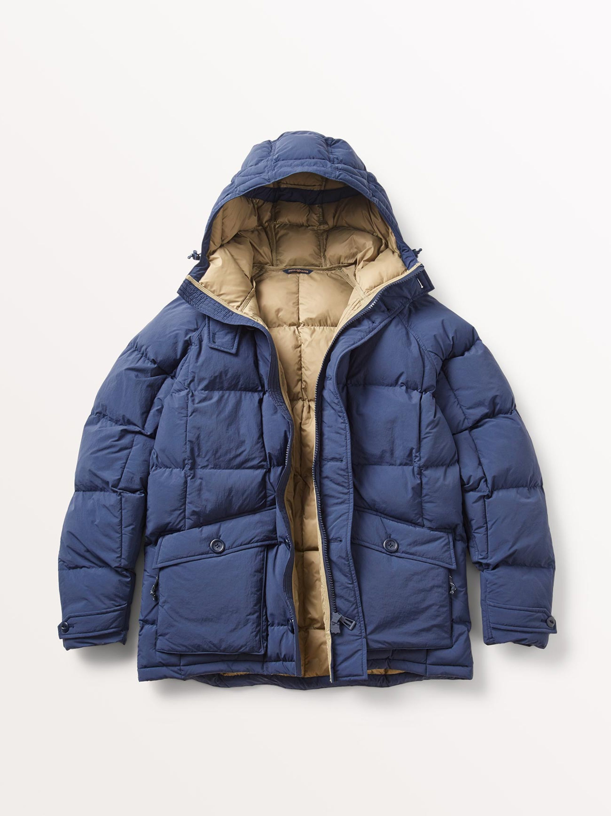 Henri Lloyd Mens Navy Blue Portland Insulated Jacket | Designerwear