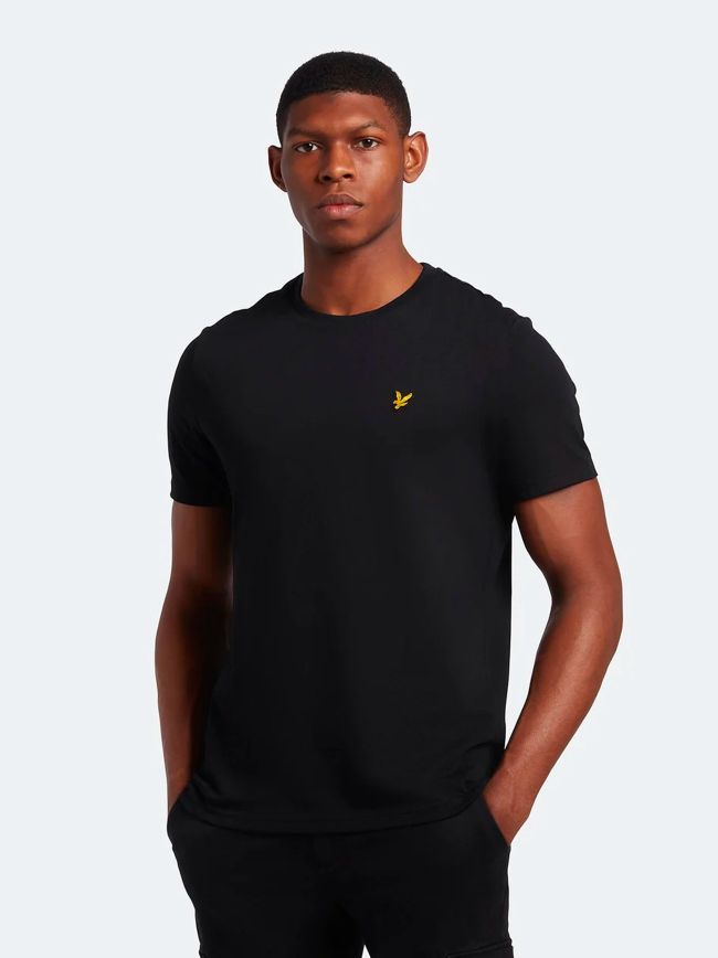 Jet Black Plain T Shirt