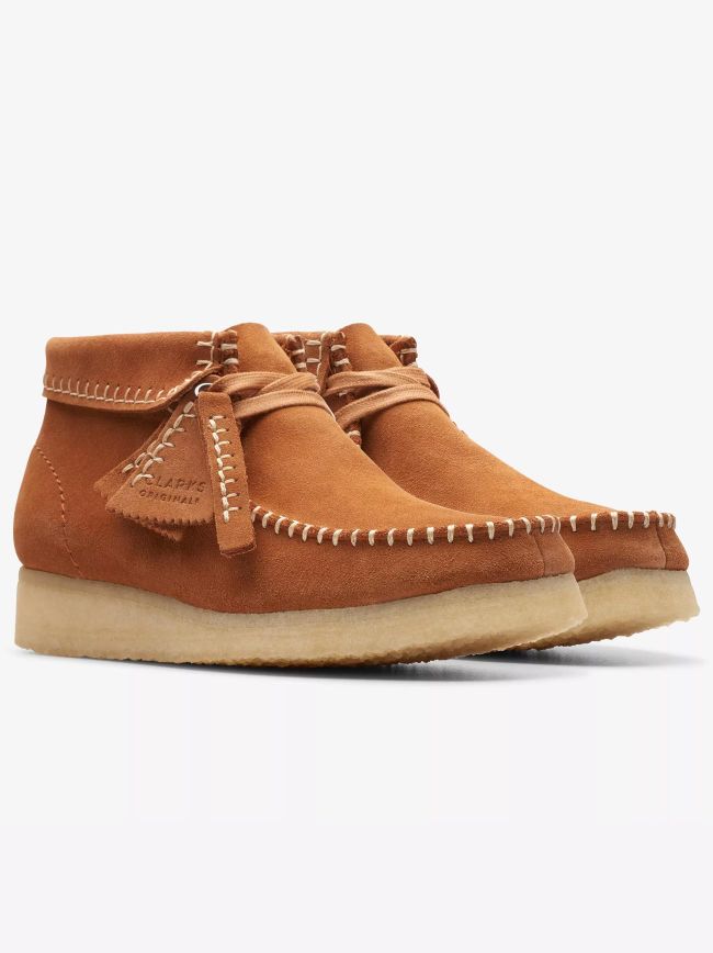 Ginger Suede Stitch Wallabee Shoe