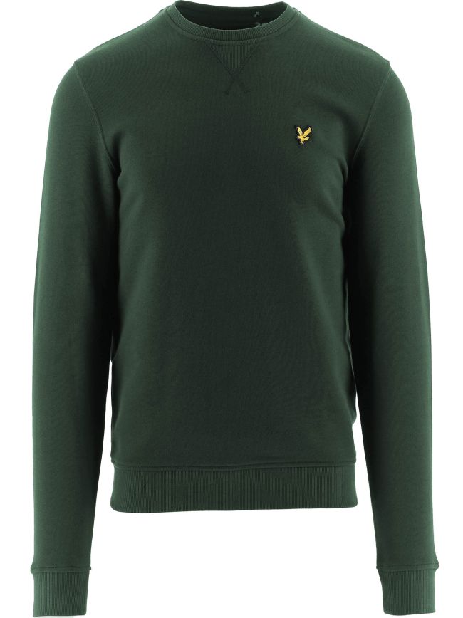 Dark Green Crew Neck Sweatshirt