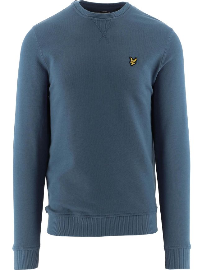 Dark Blue Crew Neck Sweatshirt