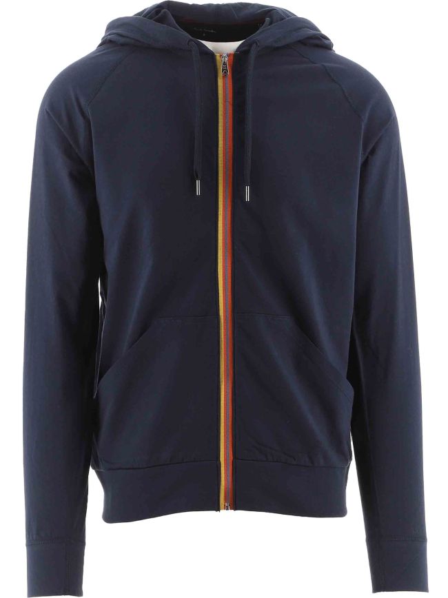 Inky Stripe Tape Full Zip Hoodie