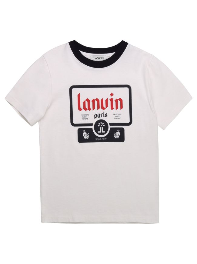 White Short Sleeve T Shirt