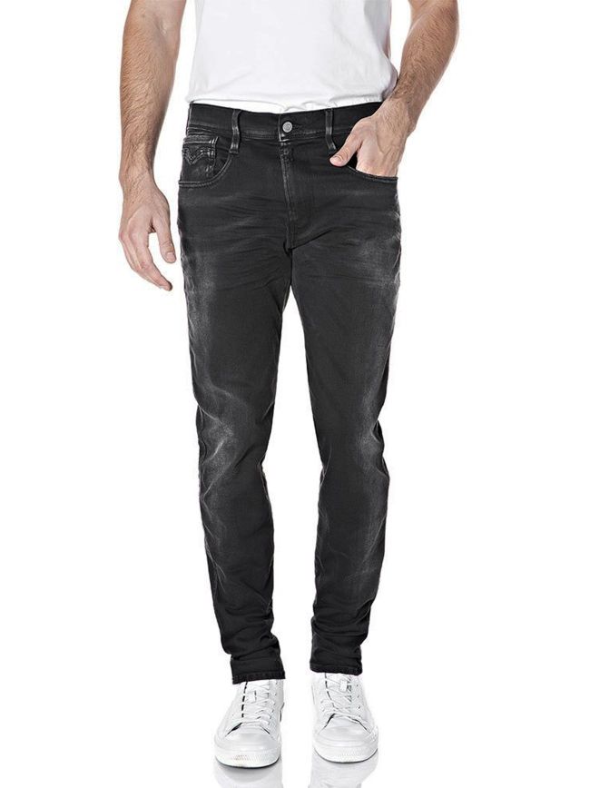 Slim Fit Hyperflex White Shades Anbass Jeans