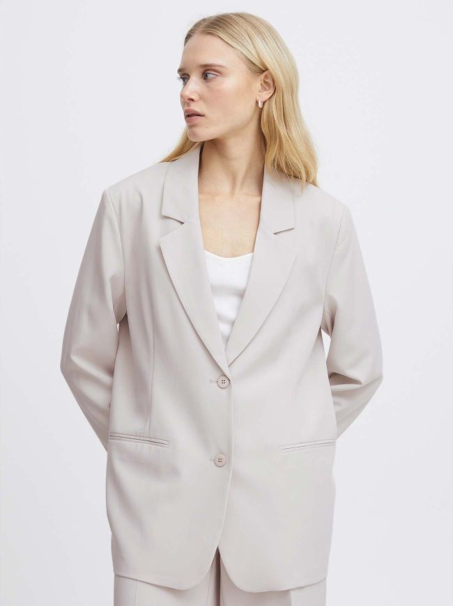 Silver Lexi Oversized Blazer
