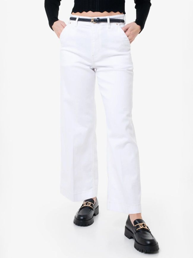 Soda Dakota Cropped Wide Leg Jean
