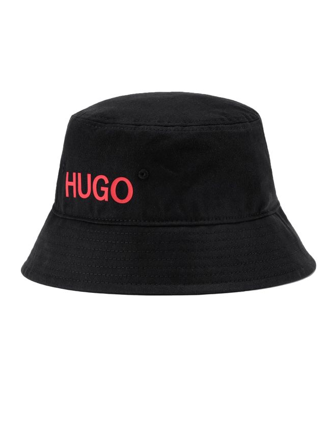 Cotton Twill Red Logo Bucket Hat