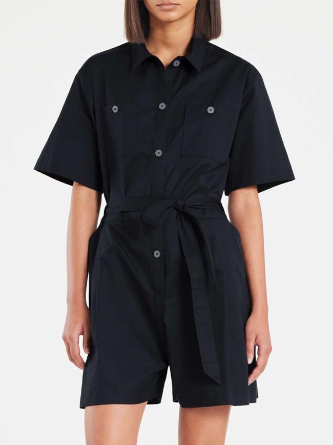 Inky Button Up Jumpsuit