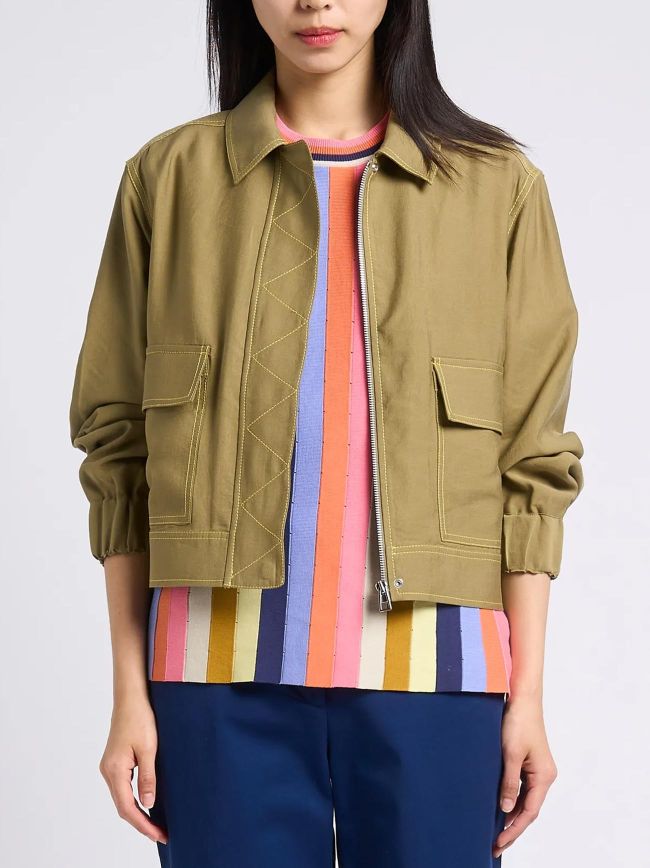 Light Greyish Casual Jacket
